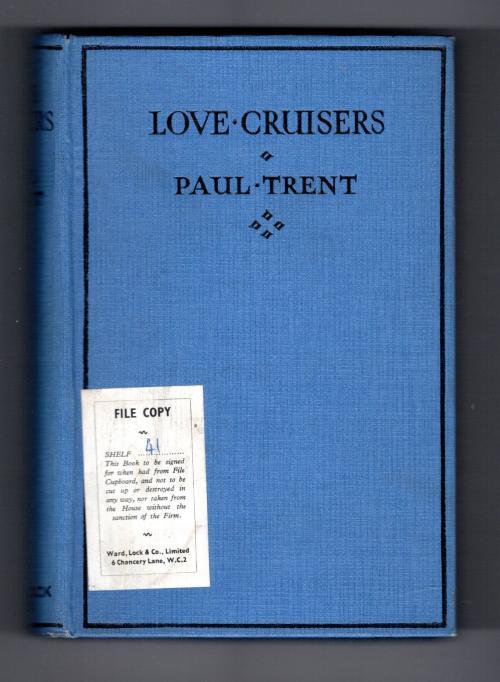 Love Cruisers by Paul Trent (First Edition) Publisher's Archive Copy
