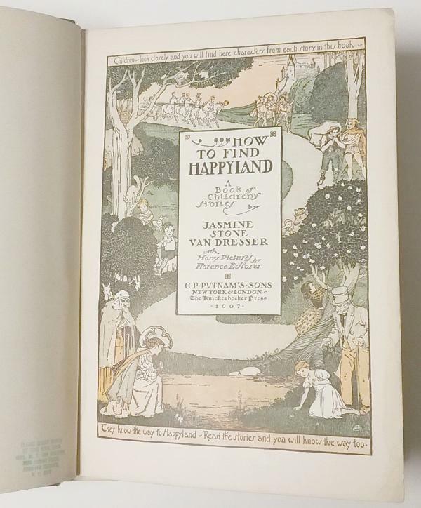 How To Find Happyland by Jasmine Stone Van Dresser (First Edition) Signed