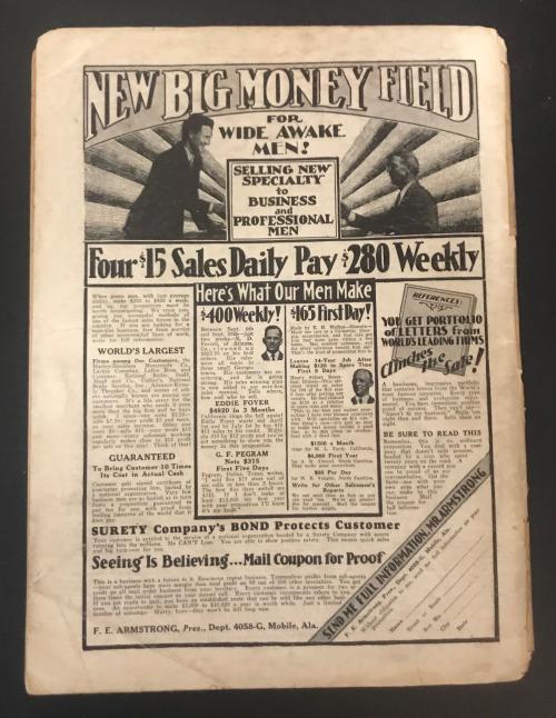 Wonder Stories Nov 1932 Stylized Editioral Cvr; Smith; Simak