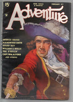 Adventure Feb 15 1935 Pulp Dean Cvr; Pendexter; W.S Wells