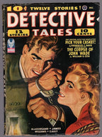 Detective Tales Dec 1942 Handcuff Cvr, Frederick C. Davis - Pulp