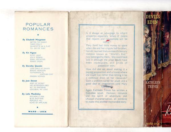 Devil's Den by Kathleen Treves (First Edition) Ward Lock File Copy