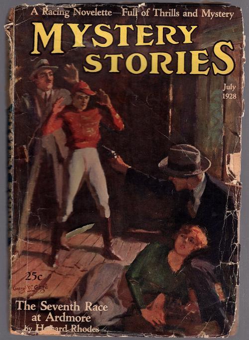 Mystery Stories Jul 1926 GGA Cvr, Howard Rhoades - Pulp