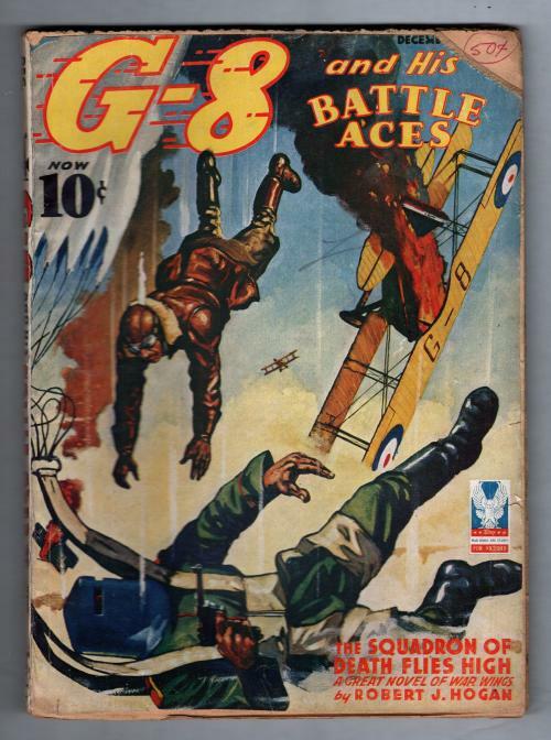 G-8 Battle Aces Dec 1942 Pulp John Fleming Gould Illustrations