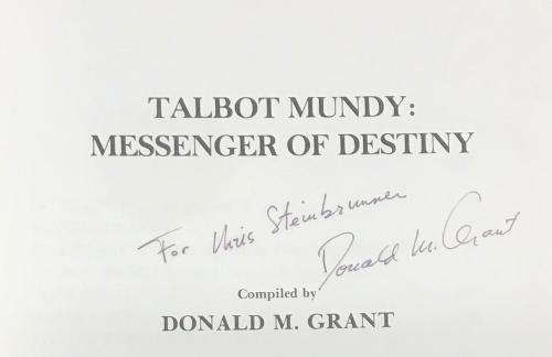 Talbot Mundy: Messenger of Destiny, compiler Donald M Grant (First Edition) S...