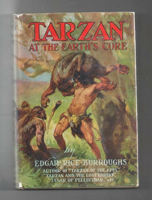 TARZAN at the EARTH's CORE by Edgar Rice Burroughs 1948 J. Allen St. John Art