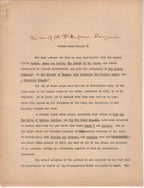 Five Historical Speculative Essays (Carbon Typed MS) by Arthur Louis Joquel II