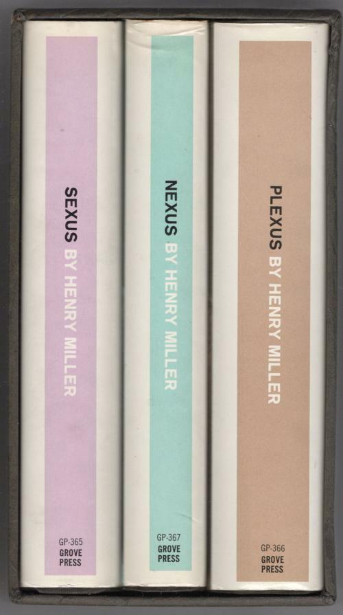 The Rosy Crucifixion: Sexus, Plexus, Nexus by Henry Miller (First Edition) Si...