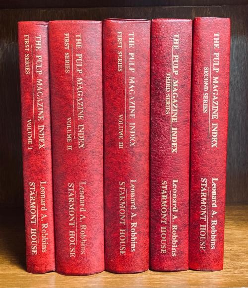The Pulp Magazine Index: 1- 3 Series (1989 -1990) 5 Vols by Leonard A. Robbins