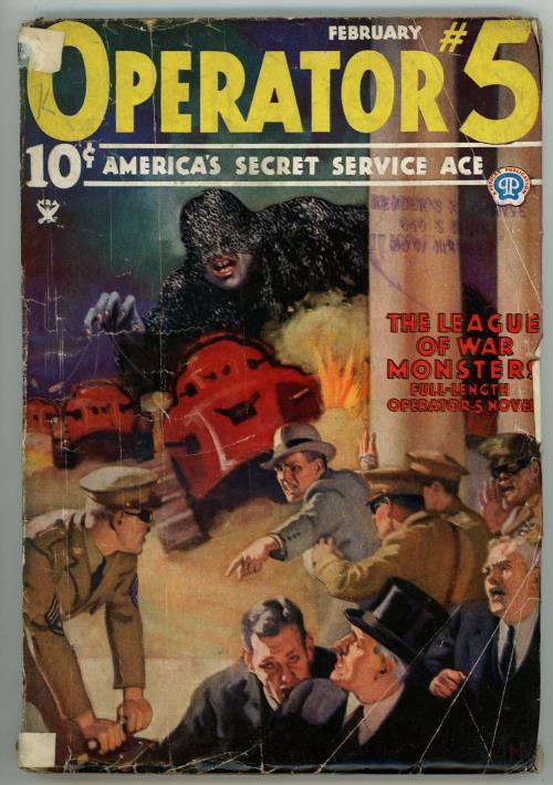 Operator #5 Feb 1935 John Howitt Cvr; Int. Art by J. Fleming Gould
