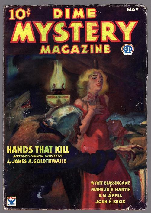 Dime Mystery May 1934 Walter Baumhofer Cvr, Arthur Leo Zagat - Pulp