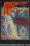 Amazing Stories Dec 1929 Harl Vincent, Otis Adelbert Kline, pulp