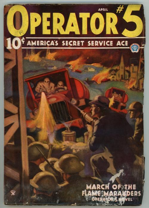 Operator #5 Apr 1935 John Howitt Cover; Int. Art by J. Fleming Gould