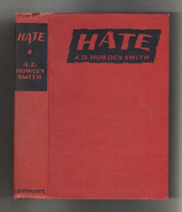 Hate by A. D. Howden-Smith