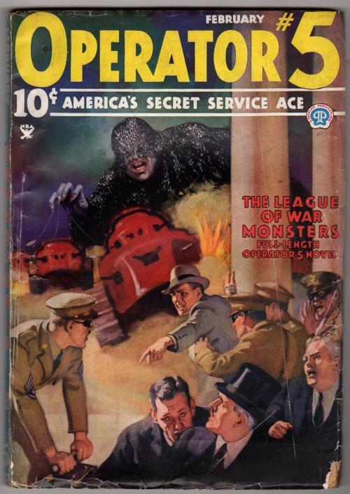 Operator #5 Feb 1935 John Howitt Cvr; Int. Art by J. Fleming Gould