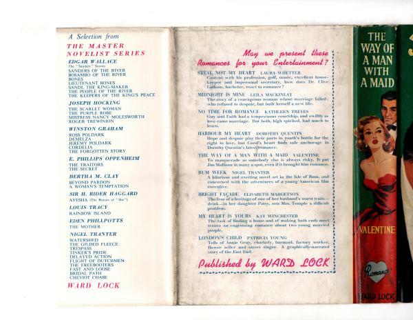 The Way of a Man with a Maid by Valentine (First Edition) Ward Lock File Copy