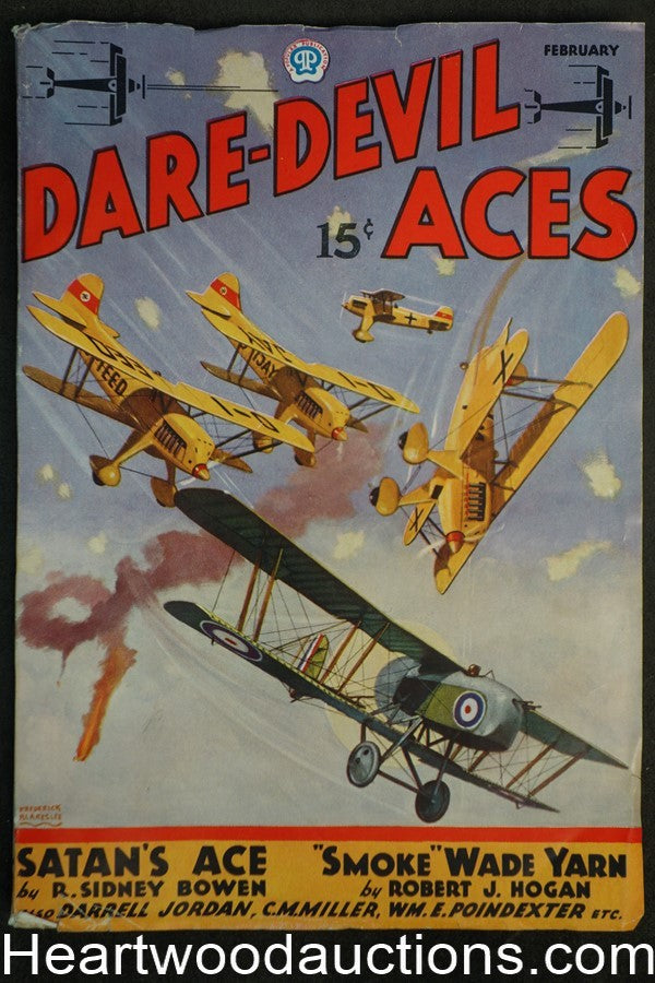 Daredevil Aces Feb 1936 Blakeslee Cover