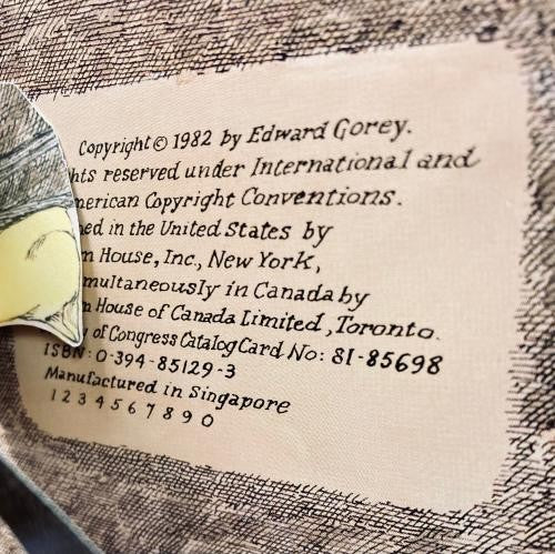 The Dwindling Party by Edward Gorey (Pop-Up Book) First Edition