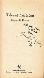 Tales of Neveryona by Samuel R. Delany (Second Printing) Signed