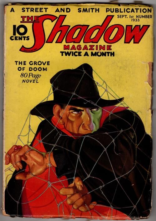 The Shadow Sep 01 1933 G. Rozen Cvr; "The Grove of Doom" by Grant