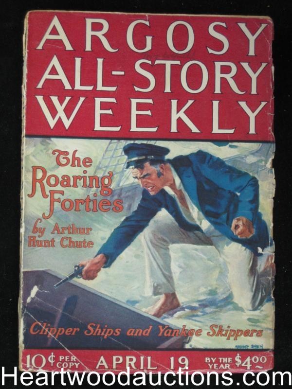 Argosy April  19, 1924 The Shadowers pt. 4, John D. Swain, T.G. Roberts
