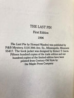 The Last Pin by Howard Wandrei (First Edition)