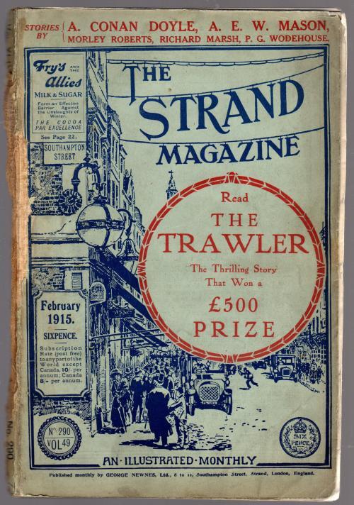 The Strand Feb 1915 A. Conan Doyle Sherlock, P.G. Wodehouse