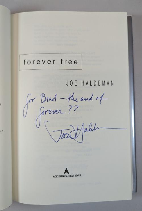 Forever Free by Joe Haldeman (First Edition) Signed