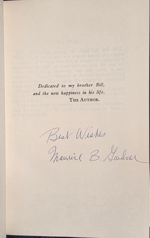 Bantan and the Island Goddess by Maurice B. Gardner (Signed) Signed