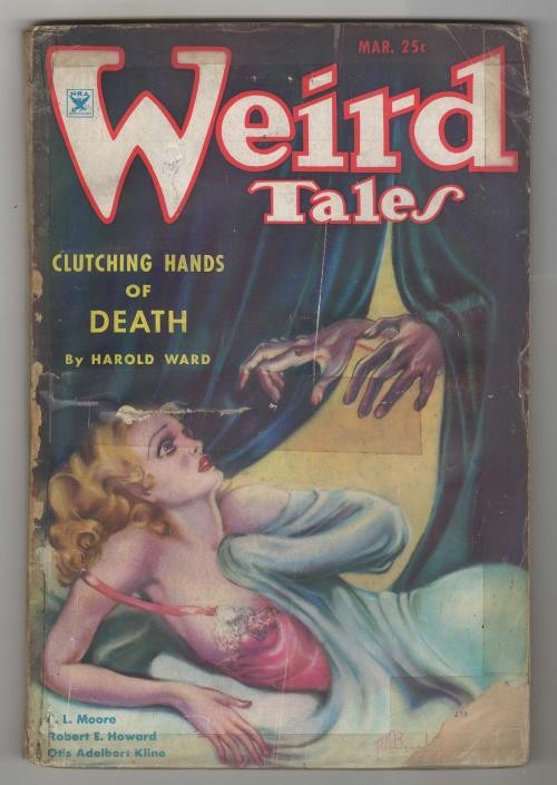 Weird Tales Mar 1935 Brundage Cvr; RE Howard- Conan; Moore; Ernst