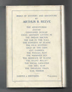 Atavar by Arthur B. Reeve (First Edition)