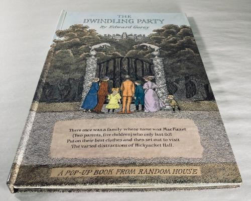 The Dwindling Party by Edward Gorey (Pop-Up Book) First Edition