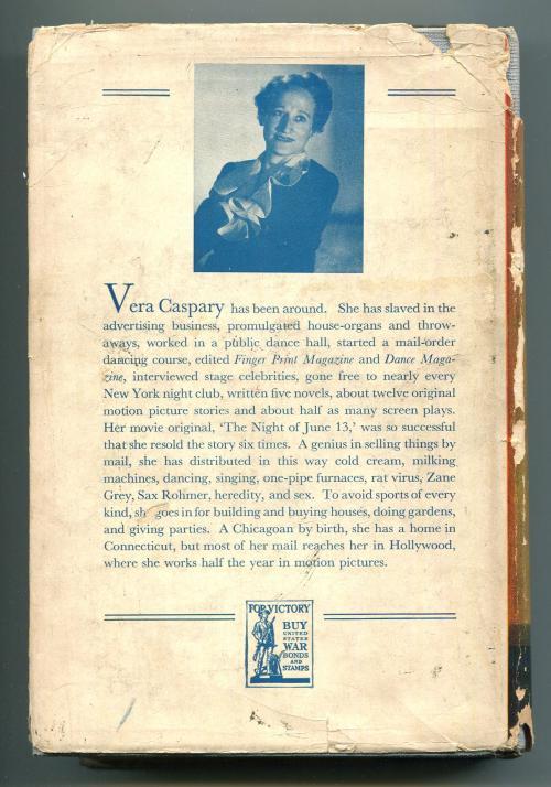 Laura by Vera Caspary (First Edition, Second Printing) Movie Tie-in