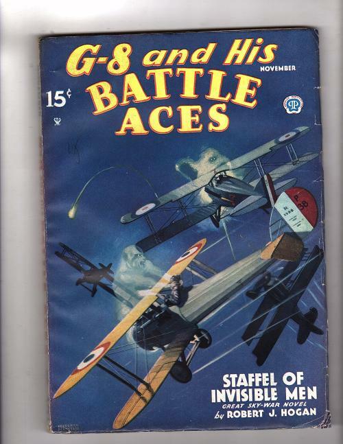 G-8 Battle Aces Nov 1935 Robert J. Hogan, Frederick Blakeslee