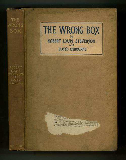 The Wrong Box by Robert Louis Stevenson & Lloyd Osbourne (First Edition)