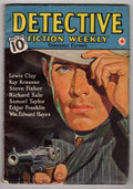 Detective Fiction Weekly Oct 29 1938 Belarski Luger Cover Art - Pulp