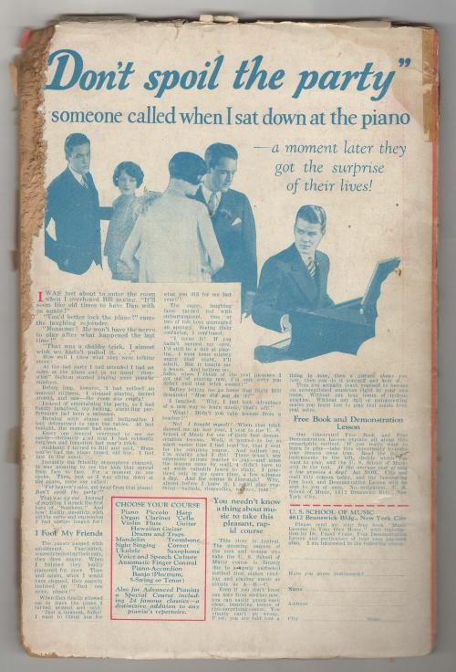 Weird Tales Dec 1928 Hugh Rankin Cvr; George F. Eliot; RE Howard; Derleth; Quinn