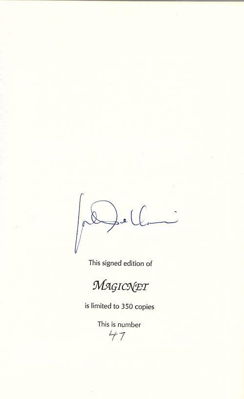 Magicnet by John DeChancie (Limited Signed Edition)