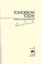 Tomorrow Today by George Zebrowski (First Printing) Signed