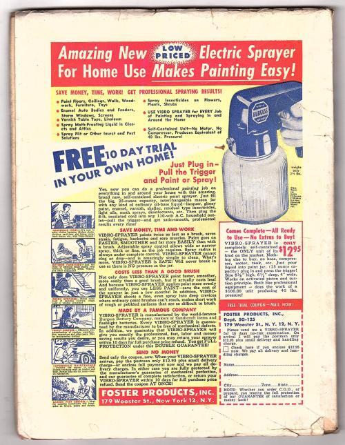 Dime Mystery Magazine" August 1949 GGA Knife Attack Cvr - Pulp