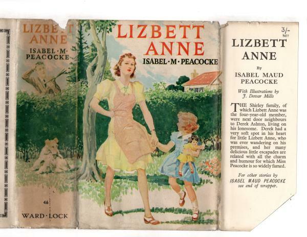 Lizbett Anne by Isabel M. Peacocke (First Edition) Ward File Copy