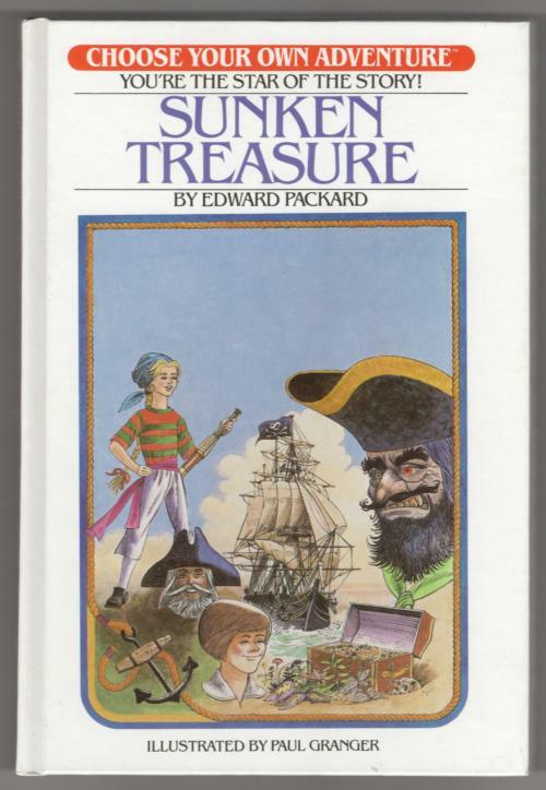 Sunken Treasure by Edward Packard (First Edition)