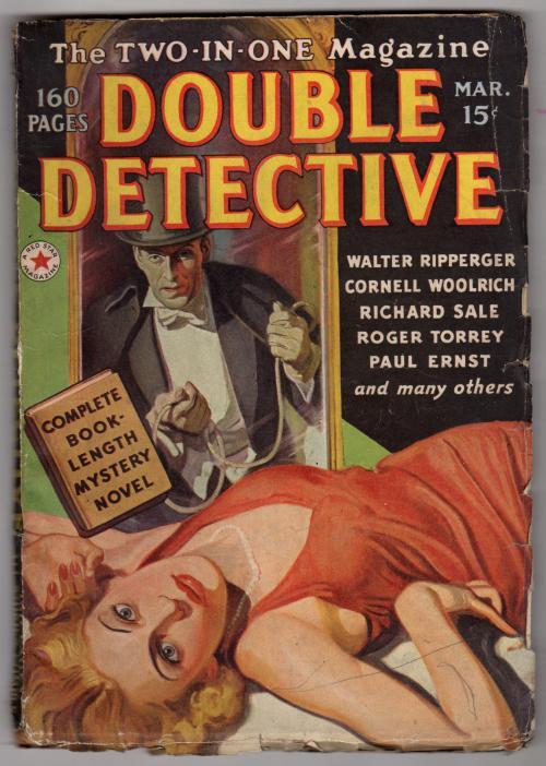 Double Detective Mar 1938 Woolrich Story - Pulp