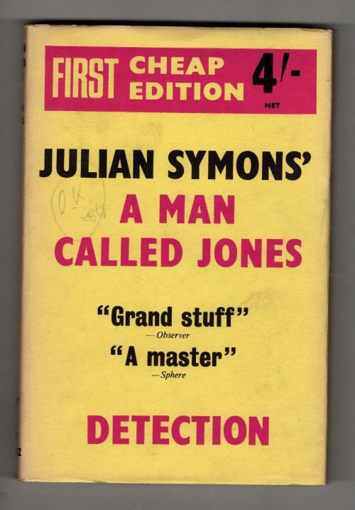 A Man Called Jones by Julian Symons (Gollancz Detection) File Copy