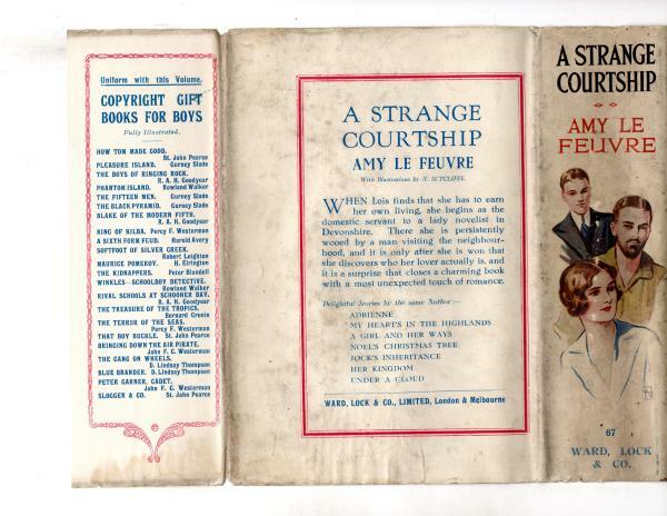 A Strange Courtship by Amy Le Feuvre (First Edition) Ward File Copy