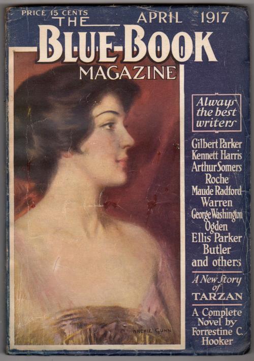 Blue Book Apr 1917 Burroughs - The New Stories of Tarzan - Pulp
