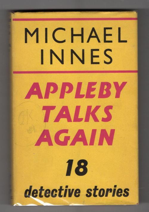 Appleby Talks Again by Michael Innes (First UK Edition) Gollancz File Copy