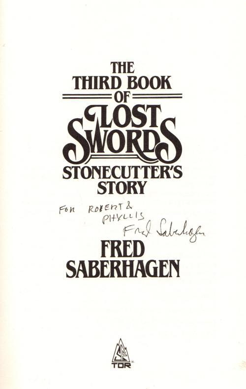 Book of the Lost Swords Series (Complete 8 Volume Set, First) Signed