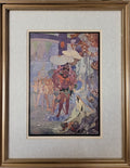 S. Sagineau ART PRINT Hindu Diety FANTASY ART Framed