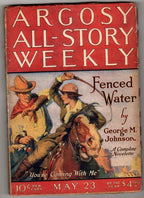 Argosy May 23, 1925 J. Rozen Cvr; Hopalong Cassidy